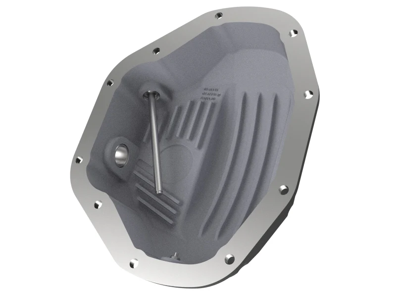 aFe Power Cover Diff Rear Machined COV Diff R Dodge Diesel Trucks 94-02 L6-5.9L (td) Machined - Image 9