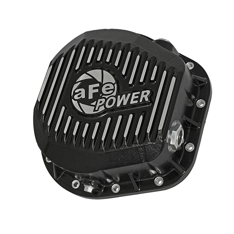 aFe Power Cover Diff Rear Machined COV Diff R Ford Diesel Trucks 86-11 V8-6.4/6.7L (td) Machined - Image 2