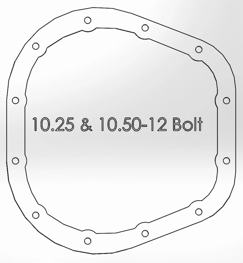 aFe Power Cover Diff Rear Machined COV Diff R Ford Diesel Trucks 86-11 V8-6.4/6.7L (td) Machined - Image 8