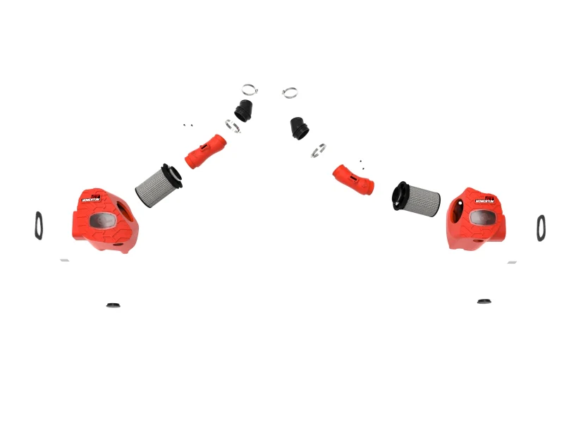aFe POWER Momentum GT Pro Dry S Intake System 22-23 Toyota Tundra V6-3.4L (tt) Red Edition - Image 3