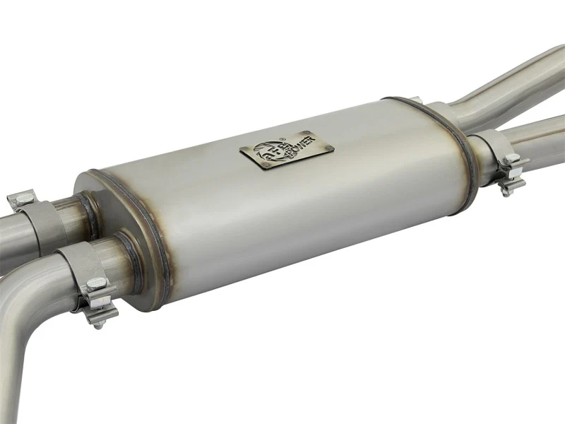 aFe POWER Rebel Series 2-1/2in 409 SS Cat Back Exhaust w/ Black Tips 16-17 Nissan Titan V8 5.6L - Image 6