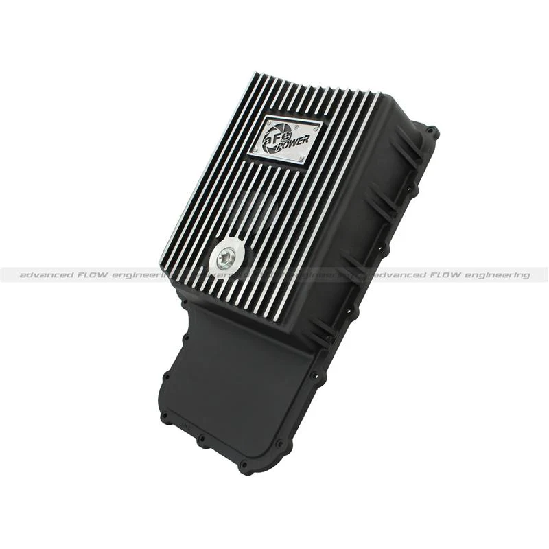 aFe Power Transmission Pan Black Machined 11-14 Ford 6R140 Trucks V8 6.7L (td) - Image 2