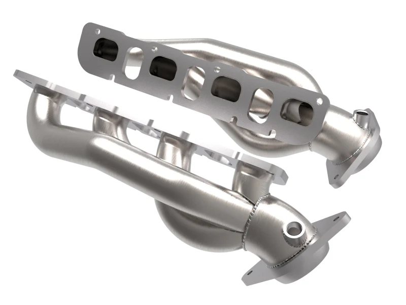 aFe Power Twisted Steel 304SS Shorty Header 2021 Ram 1500 TRX V8-6.2L (uncoated) - Image 7