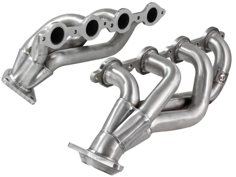 aFe Power Twisted Steel Headers 409 Stainless Steel 02-13 GM Silverado/Sierra 1500 V8 GMT800/GMT900 - Image 7