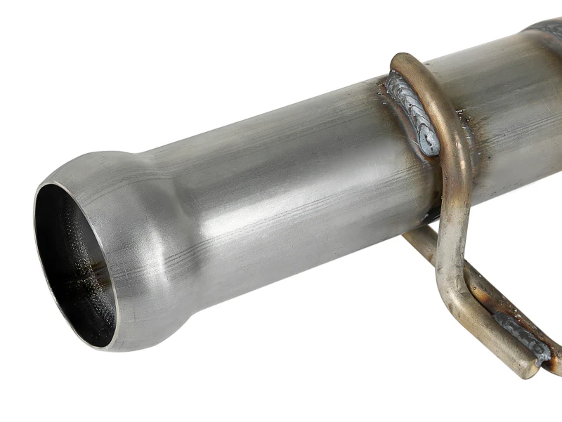 aFe POWER Twisted Steel Y-Pipe 2-1/4in 409 SS Exhaust System 2018 Jeep Wrangler (JL) V6-3.6L - Image 3