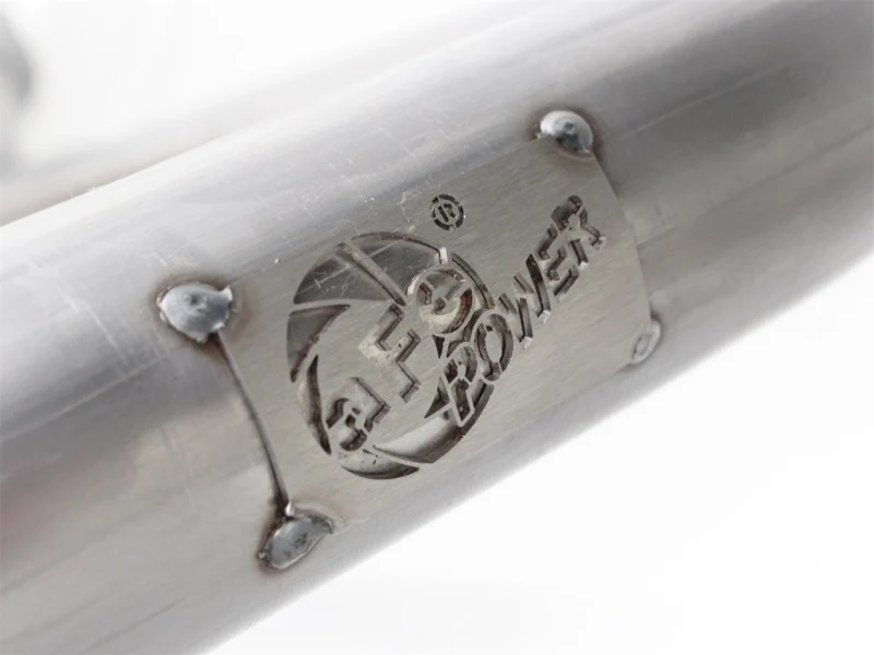 aFe Power Twisted Steel Y-Pipe Stainless Steel 2.5in 12-14 Jeep Wrangler V6 3.6L - Image 6