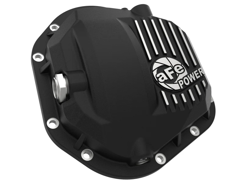 aFe Pro Series Dana 60 Front Differential Cover Black w/ Machined Fins 17-20 Ford Trucks (Dana 60) - Image 6