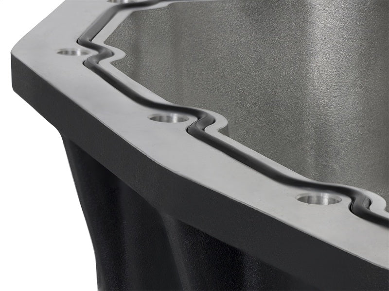 AFE Pro Series Engine Oil Pan Black w/Machined Fins; 11-16 Ford Powerstroke V8-6.7L (td) - Image 6