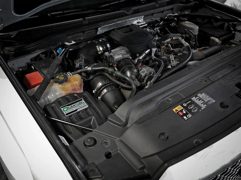 aFe Quantum Pro DRY S Cold Air Intake System 11-16 GM/Chevy Duramax V8-6.6L LML - Dry - Image 2