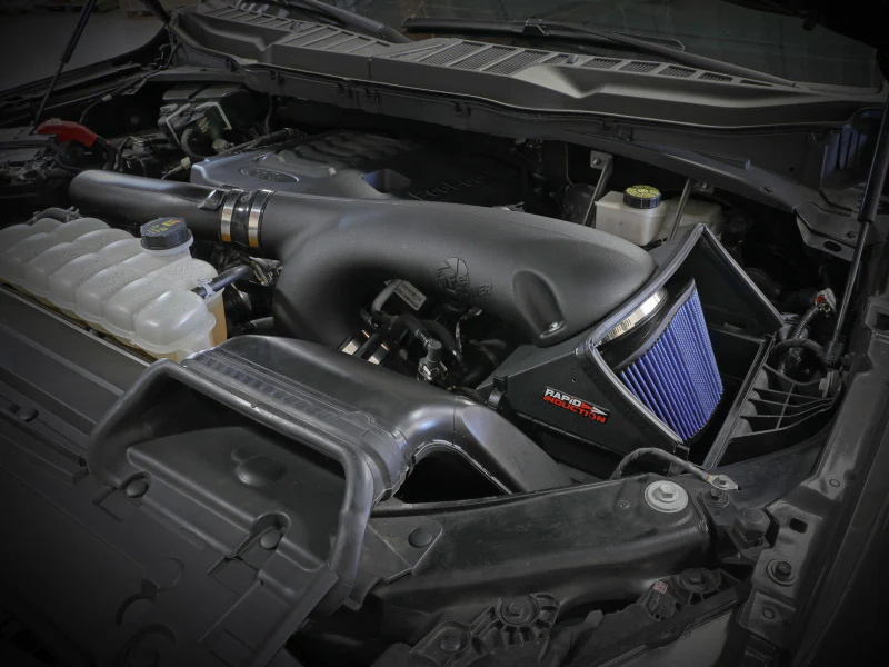aFe Rapid Induction Cold Air Intake System w/Pro 5R Filter 2021+ Ford F-150 V6-3.5L (tt) - Image 2