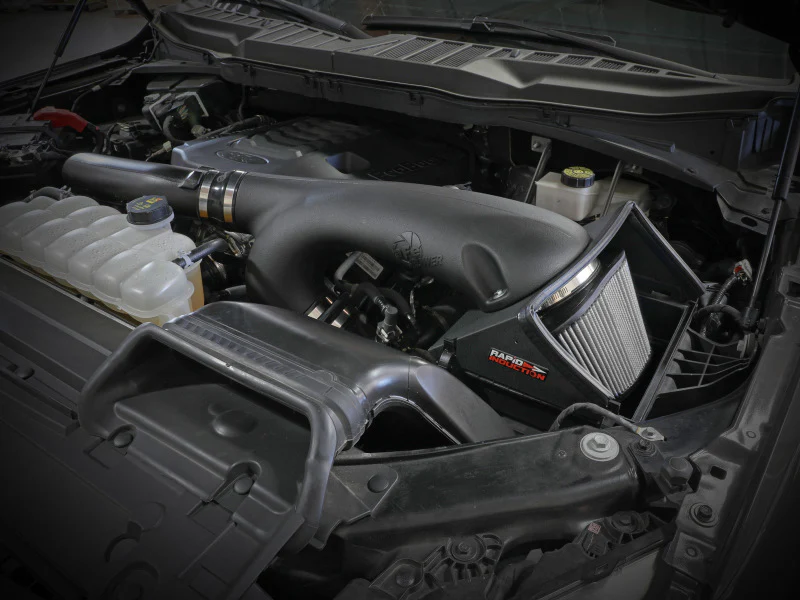 aFe Rapid Induction Cold Air Intake System w/Pro DRY S Filter 2021+ Ford F-150 V6-3.5L (tt) - Image 2