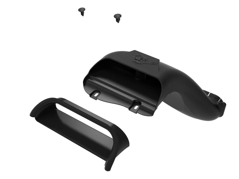 aFe Rapid Induction Dynamic Air Scoop 2021+ Ford F-150V6/V8 - Black - Image 8
