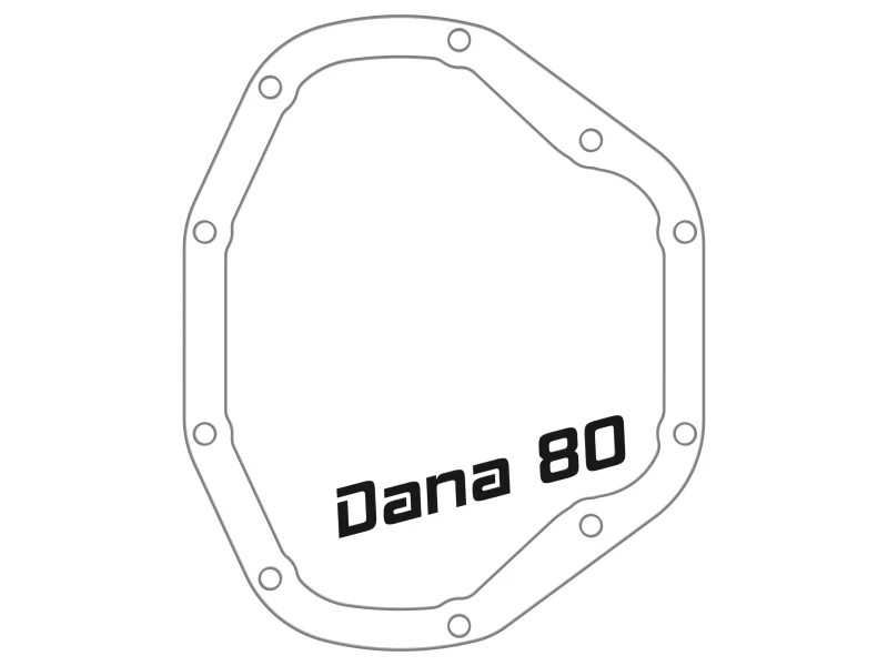 aFe Rear Differential Cover (Raw; Street Series); Dodge Diesel Trucks 94-02 L6-5.9L (td) - Image 3