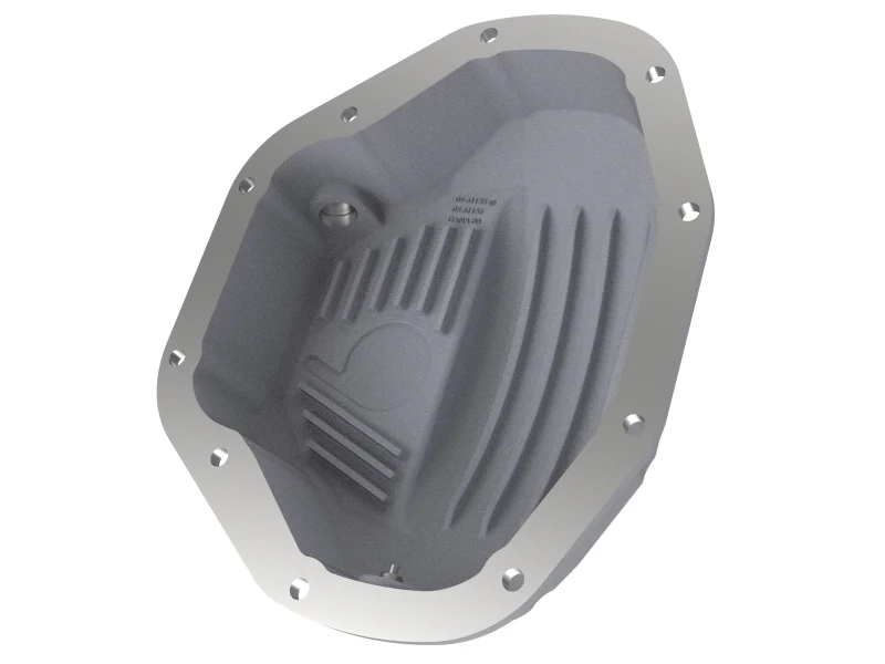 aFe Rear Differential Cover (Raw; Street Series); Dodge Diesel Trucks 94-02 L6-5.9L (td) - Image 4
