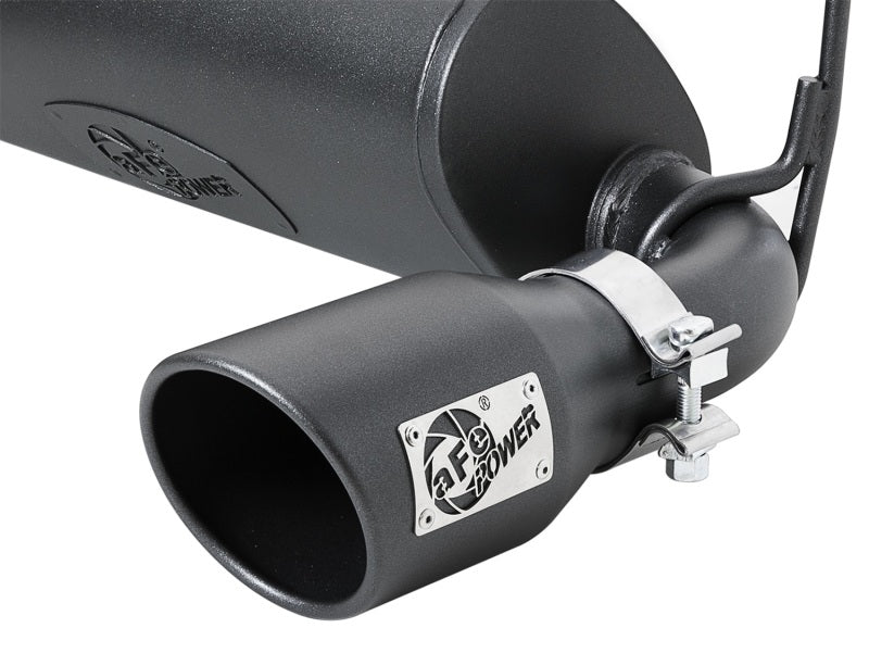 aFe Rebel Series 2.5in 409 SS Axle-Back Exhaust w/ Black Tips 2018+ Jeep Wrangler (JL) V6 3.6L - Image 8