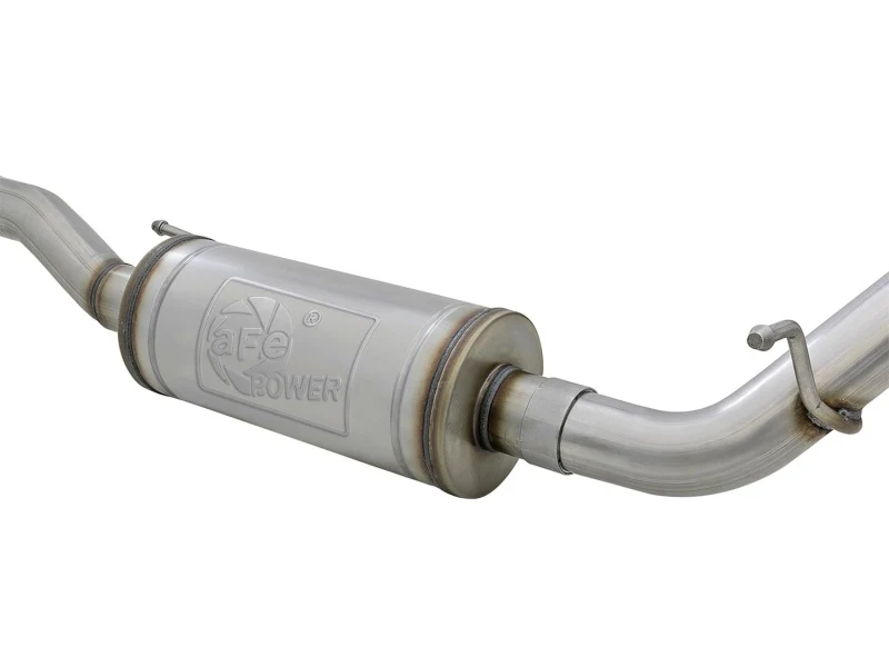 aFe Rebel Series 2.5in 409 SS Cat-Back Exhaust w/ Black Tips 2007+ Jeep Wrangler (JK) V6 3.6L/3.8L - Image 7