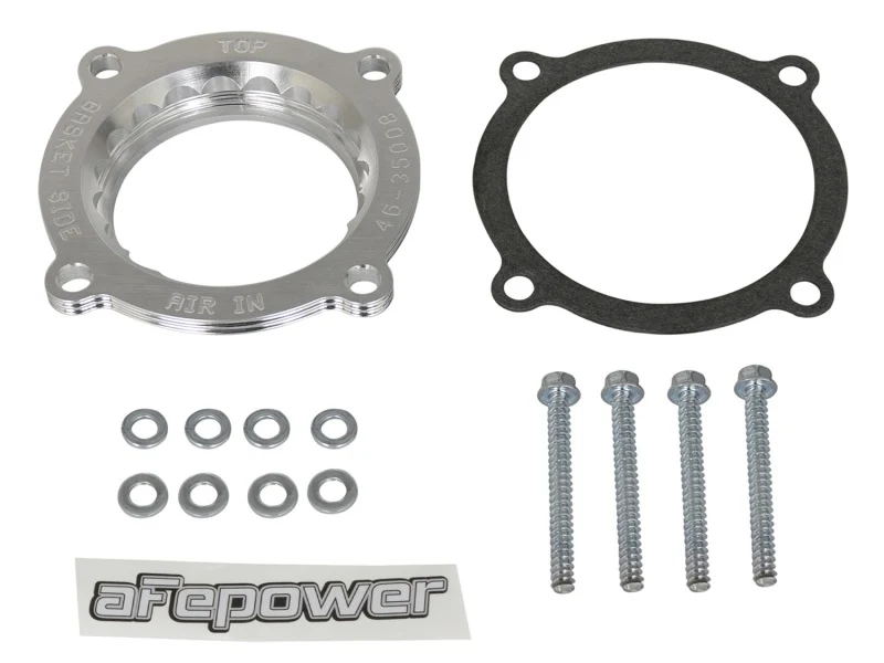 aFe Silver Bullet Throttle Body Spacer 2018+ Jeep Wrangler (JL) V6 3.6L - Image 3