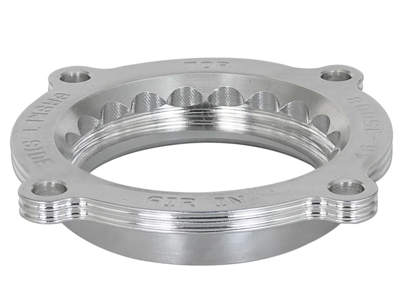 aFe Silver Bullet Throttle Body Spacer 2018+ Jeep Wrangler (JL) V6 3.6L - Image 5