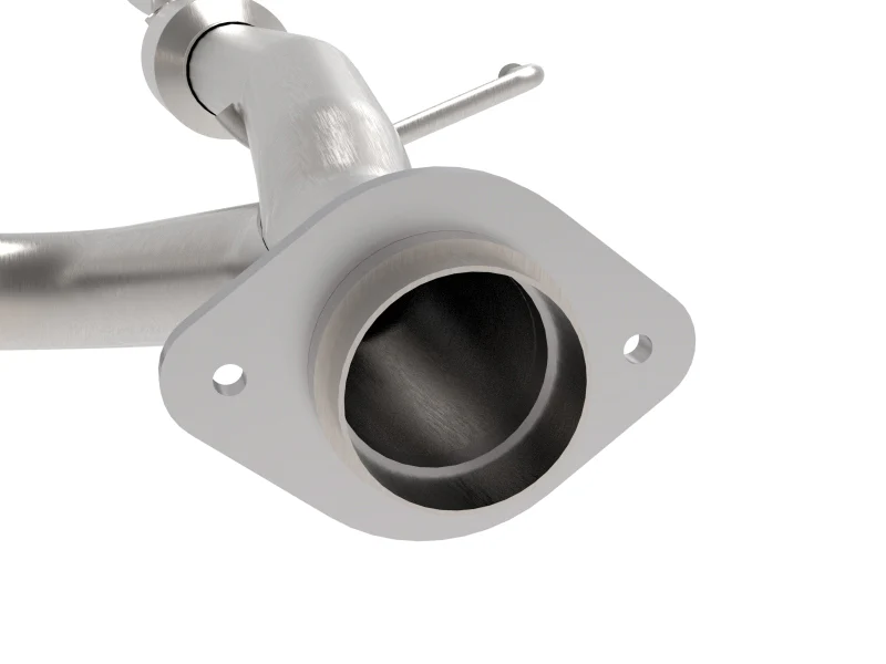 aFe Toyota Tacoma 05-15 V6-4.0L Twisted Steel Y-Pipe w/ Cat - Image 2