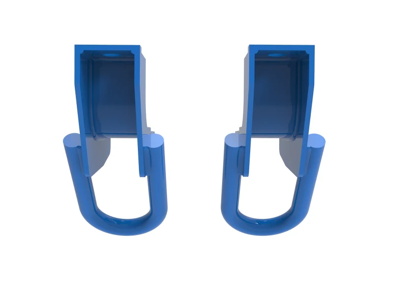 aFe Toyota Tundra 2022 V6-3.5L (tt) Front Tow Hook Blue - Image 5