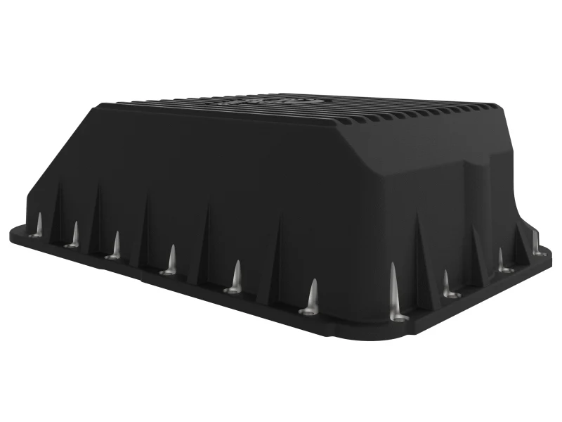 aFe Transmission Pan (Black); Ford Diesel Trucks 03-10 V8-6.0/6.4L (td) - Image 4