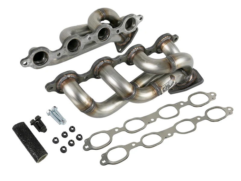 aFe Twisted Steel 1-3/4in 304SS Shorty Headers 2019 GM Silverado / Sierra 1500 V8-5.3L/6.2L - Image 8