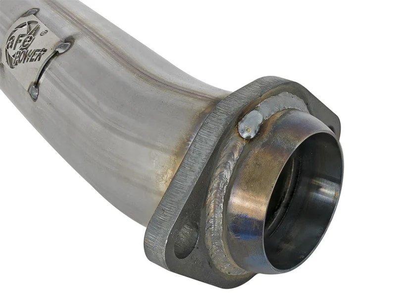 aFe Twisted Steel 2in Stainless Steel Loop Delete Down-Pipe 2018+ Jeep Wrangler (JL) V6 3.6L - Image 6