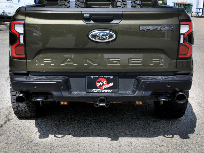 aFe Vulcan Series 3in 304SS Cat-Back Exhaust 24-25 Ford Ranger Raptor V6-3.0L (tt) w/ Black Tips - Image 4