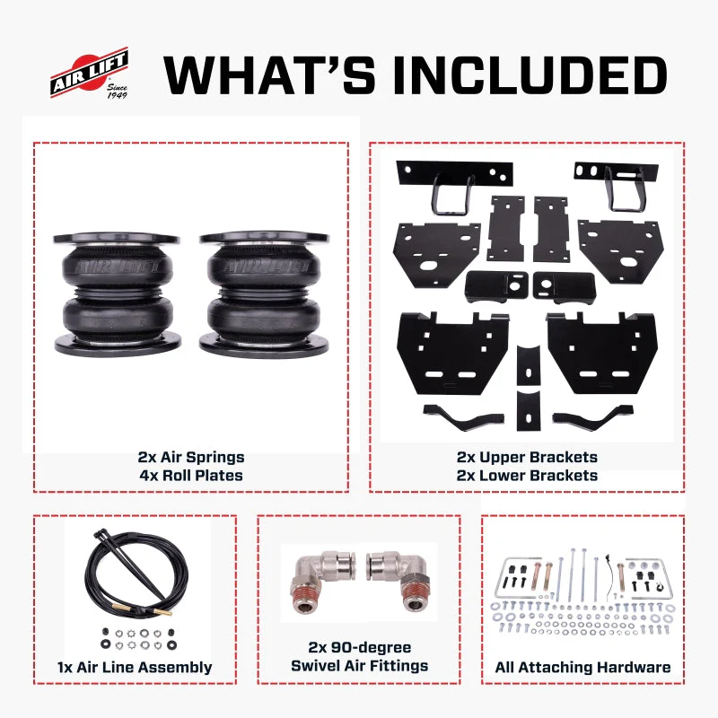 Air Lift 2023+ Ford F450 4WD DRW Non-Commercial 7500 XL Ultimate Air Spring Kit - Image 15