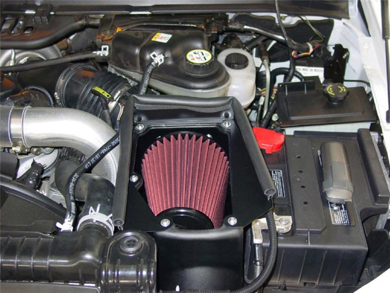 Airaid 03-07 Ford Power Stroke 6.0L Diesel MXP Intake System w/o Tube (Oiled / Red Media) - Image 4