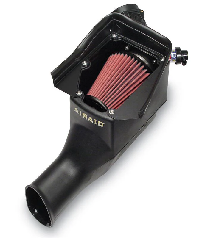 Airaid 03-07 Ford Power Stroke 6.0L Diesel MXP Intake System w/o Tube (Oiled / Red Media) - Image 6
