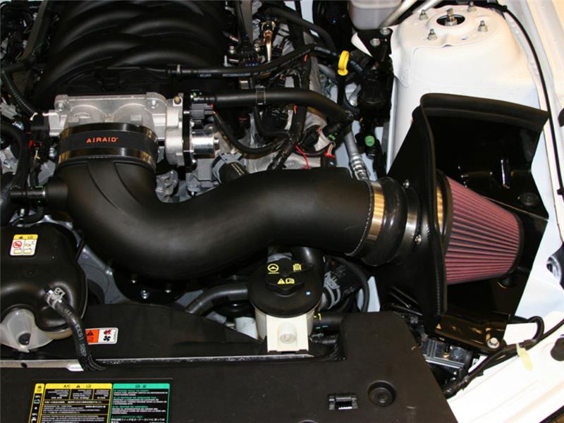Airaid 05-09 Ford Mustang 4.6L Race Only (No MVT) MXP Intake System w/ Tube (Oiled / Red Media) - Image 6