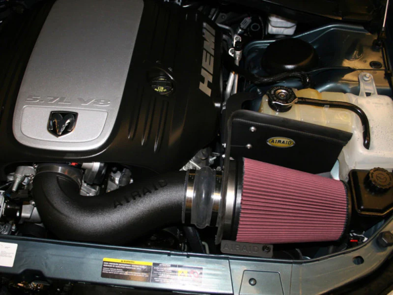 Airaid 06-10 Charger / 05-08 Magnum 5.7/6.1L Hemi CAD Intake System w/ Tube (Dry / Red Media) - Image 6