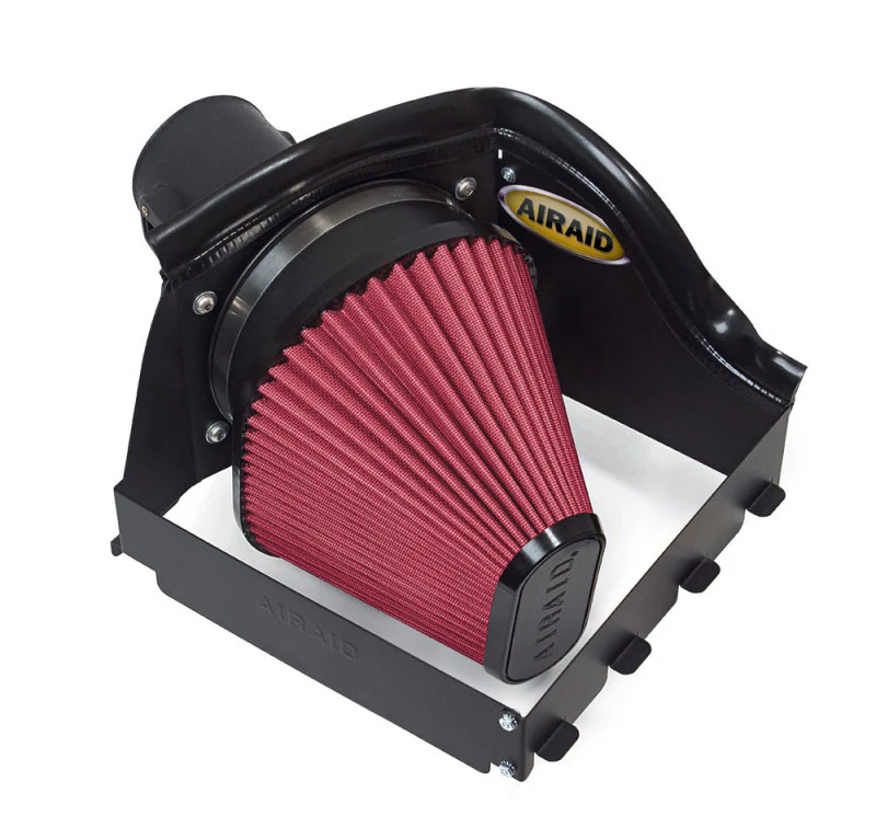 Airaid 08-10 Ford F-250/350 5.4L V8/6.8L V10 CAD Intake System w/o Tube (Oiled / Red Media) - Image 17