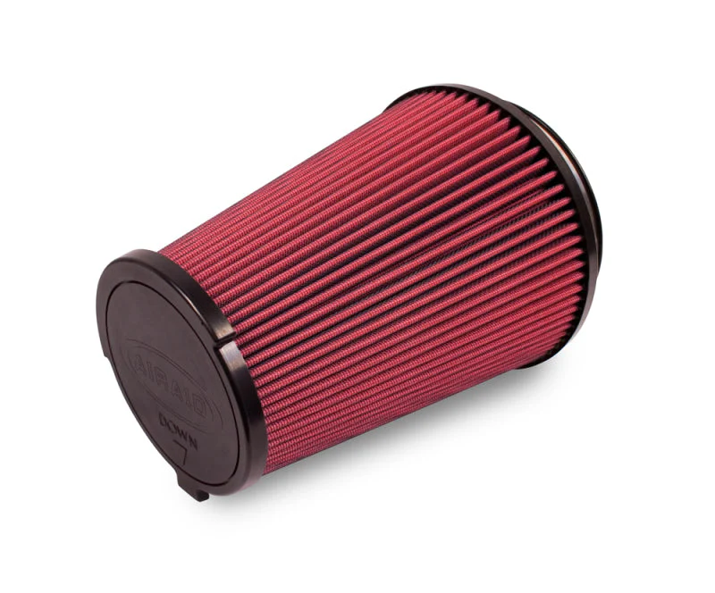 Airaid 10-14 Ford Mustang Shelby 5.4L Supercharged Direct Replacement Filter - Oiled / Red Media - Image 11