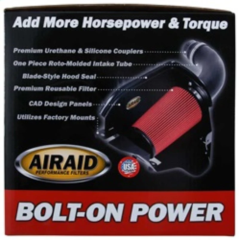 Airaid 11-14 Ford Mustang 3.7L V6 MXP Intake System w/ Tube (Oiled / Red Media) - Image 11
