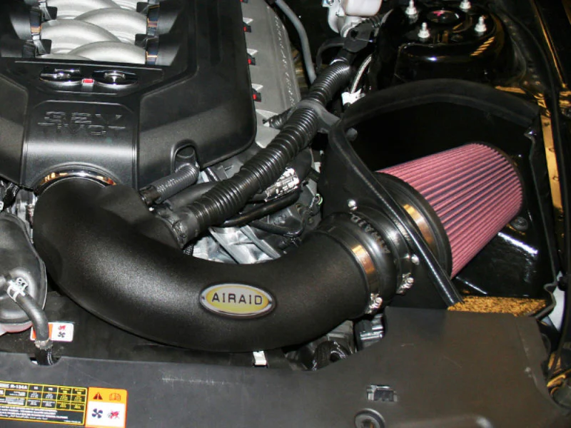 Airaid 11-14 Ford Mustang GT 5.0L Race Only (No MVT) MXP Intake System w/ Tube (Oiled / Red Media) - Image 7