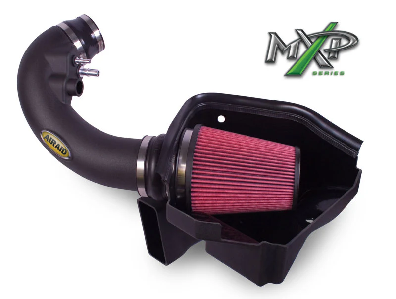 Airaid 11-14 Ford Mustang GT 5.0L Race Only (No MVT) MXP Intake System w/ Tube (Oiled / Red Media) - Image 8