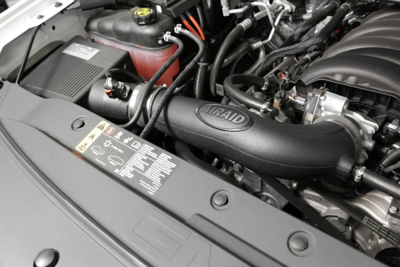 Airaid 17-18 GMC Sierra/Yukon V8-6.2L F/I Jr Intake Kit - Oiled / Red Media - Image 5