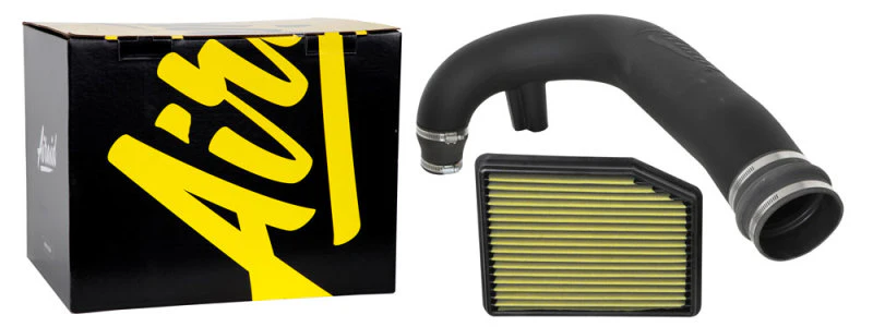 Airaid 19-20 Chevrolet Silverado 1500 L4-2.7L Jr Intake Kit - Oiled / Yellow Media - Image 4
