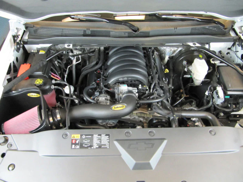 Airaid 2014 GM 1500 Pickup/ 2015 GM Tahoe/Yukon 5.3L MXP Intake System w/ Tube (Dry / Red Media) - Image 7