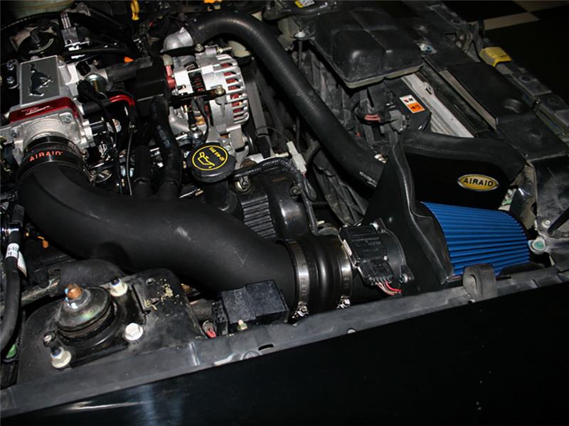 Airaid 99-04 Mustang GT MXP Intake System w/ Tube (Dry / Blue Media) - Image 2