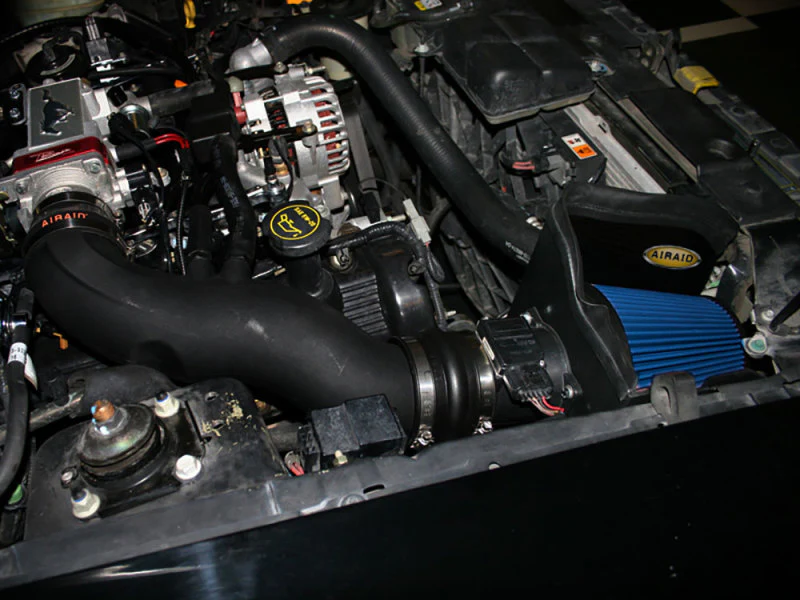Airaid 99-04 Mustang GT MXP Intake System w/ Tube (Dry / Blue Media) - Image 5