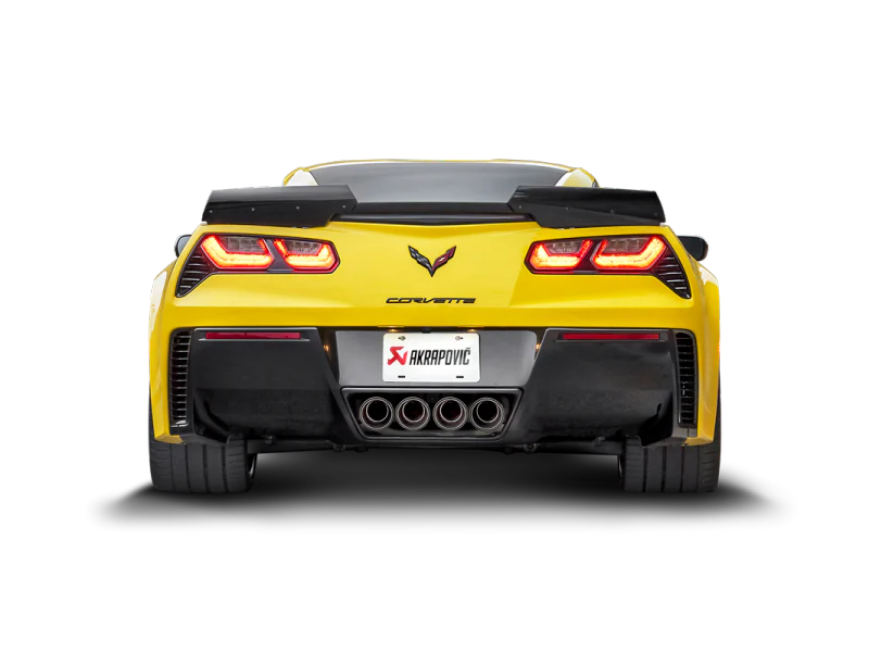 Akrapovic 14-17 Chevrolet Corvette Z06 (C7) Slip-On Line (Titanium) w/ Carbon Tips - Image 3