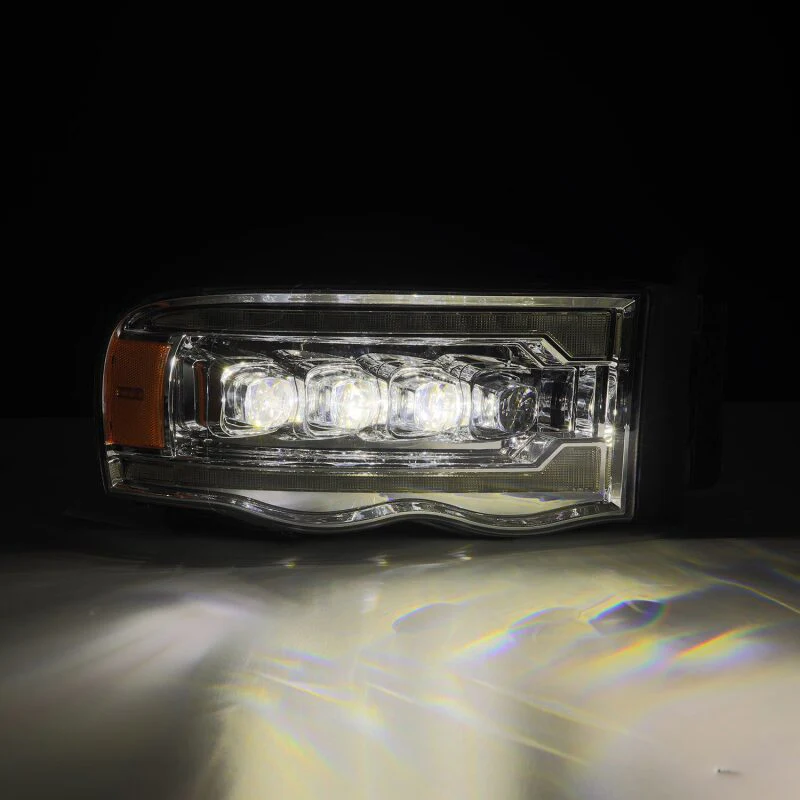 AlphaRex 02-05 Dodge Ram 1500 NOVA LED Proj Headlights Plank Style Chrome w/Activ Light/Seq Signal - Image 5