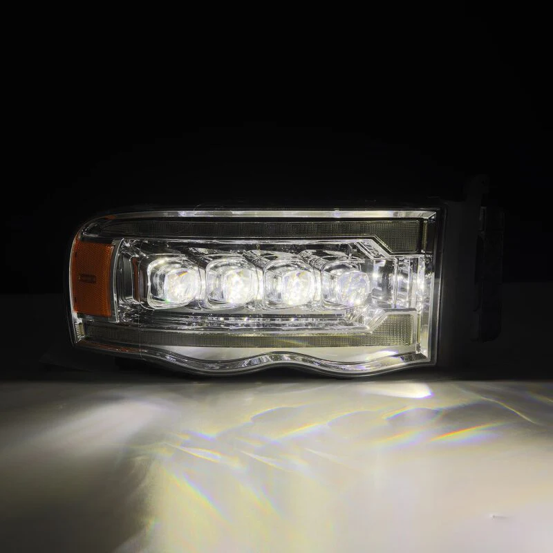 AlphaRex 02-05 Dodge Ram 1500 NOVA LED Proj Headlights Plank Style Chrome w/Activ Light/Seq Signal - Image 6