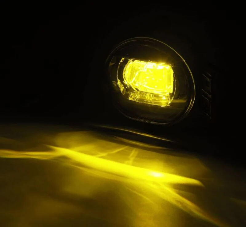 AlphaRex 02-08 Dodge Ram 1500/03-09 Ram 2500/3500 DoubleTap Dual Color LED Proj Fog Lights - Wt/Ambr - Image 2