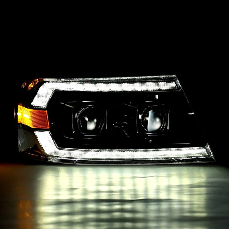 AlphaRex 04-08 Ford F150 Chrome LUXX Series Projector headlights - Image 7