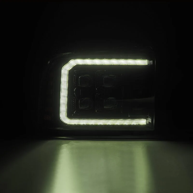 AlphaRex 05-07 Ford Super Duty/Excursion NOVA-Series LED Projector Headlights Alpha-Blk w/Activ Ligh - Image 3