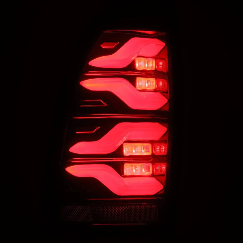 AlphaRex 05-15 Toyota Tacoma LUXX LED Taillights Blk/Red w/Activ Light/Seq Signal - Image 6